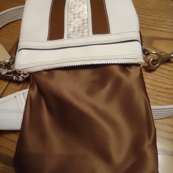 Coach Classic Crossbody bag Cream Brown OS - Picture 10 of 11